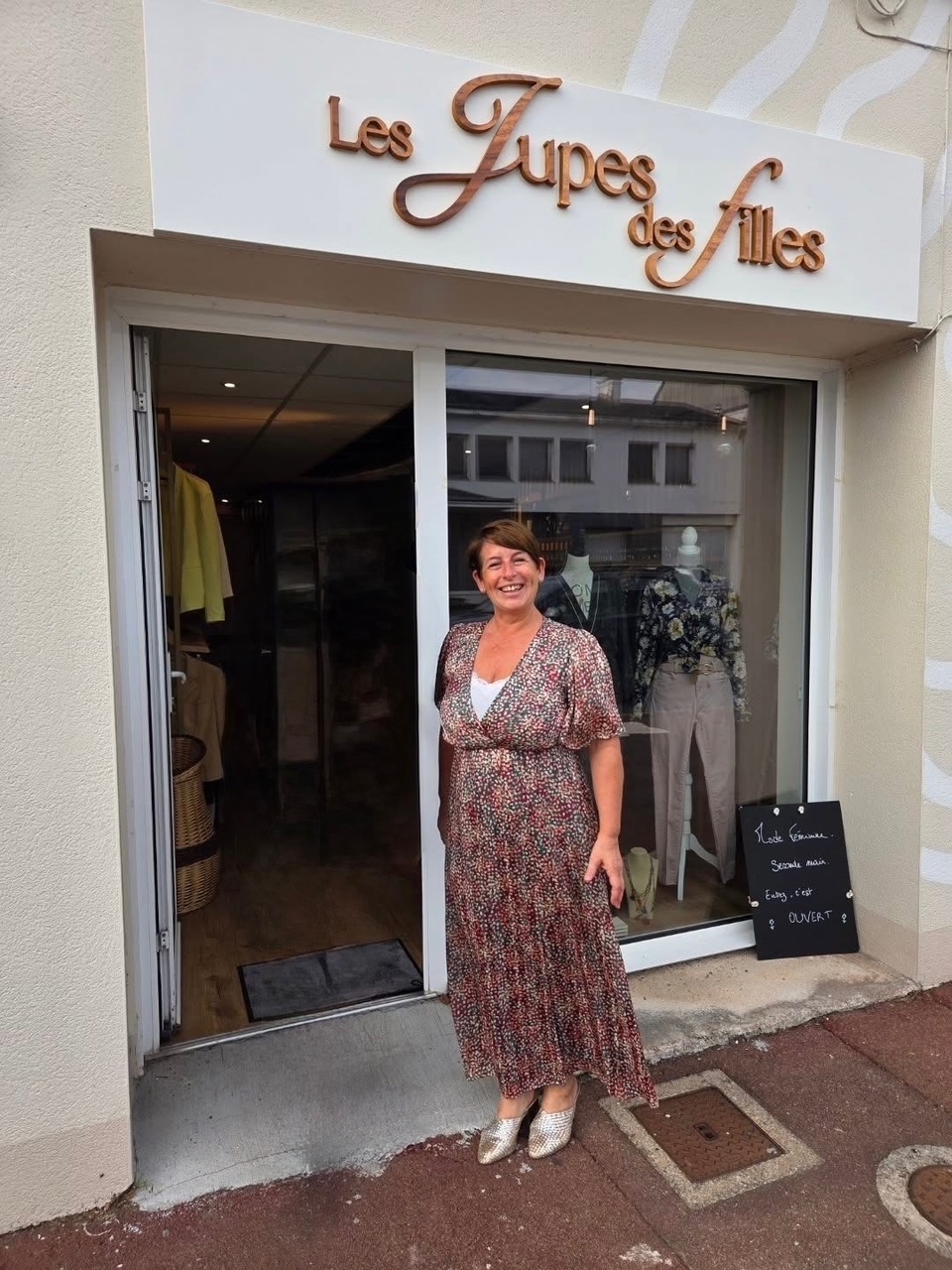 Façade de la boutique Les Jupes des Filles à Sainte-Luce-sur-Loire